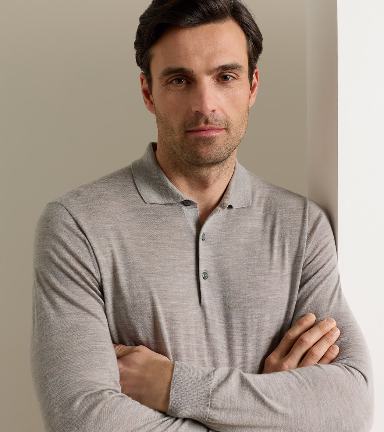 Dorset Sweater Polo in Rye - Alternate Image 3