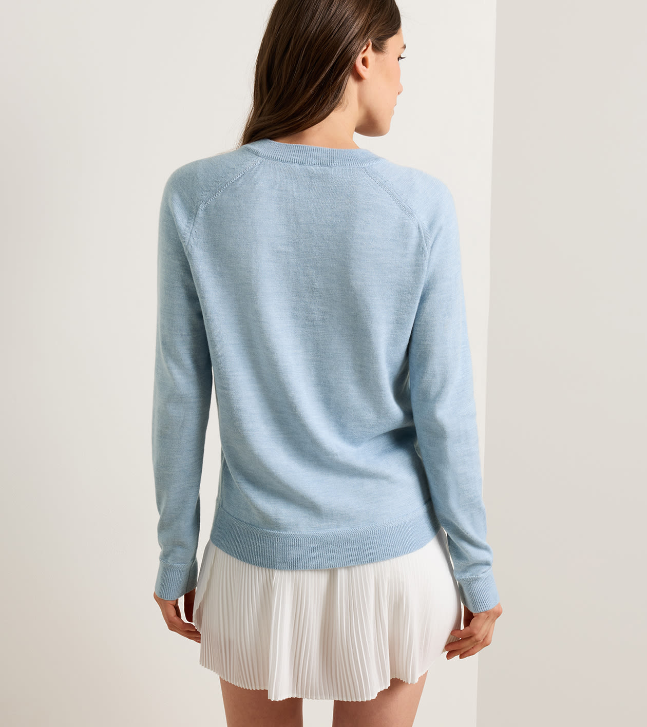 Solarspun Sport Merino V-Neck Sweater | Women's Tops | Peter Millar