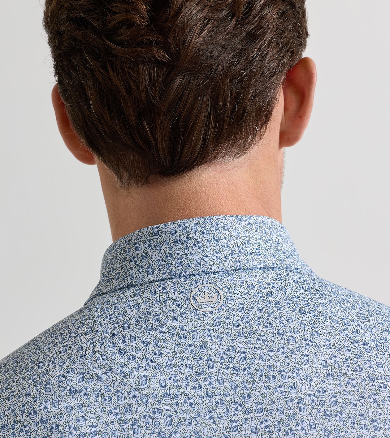Limoncello Performance Jersey Polo in White - Alternate Image 3