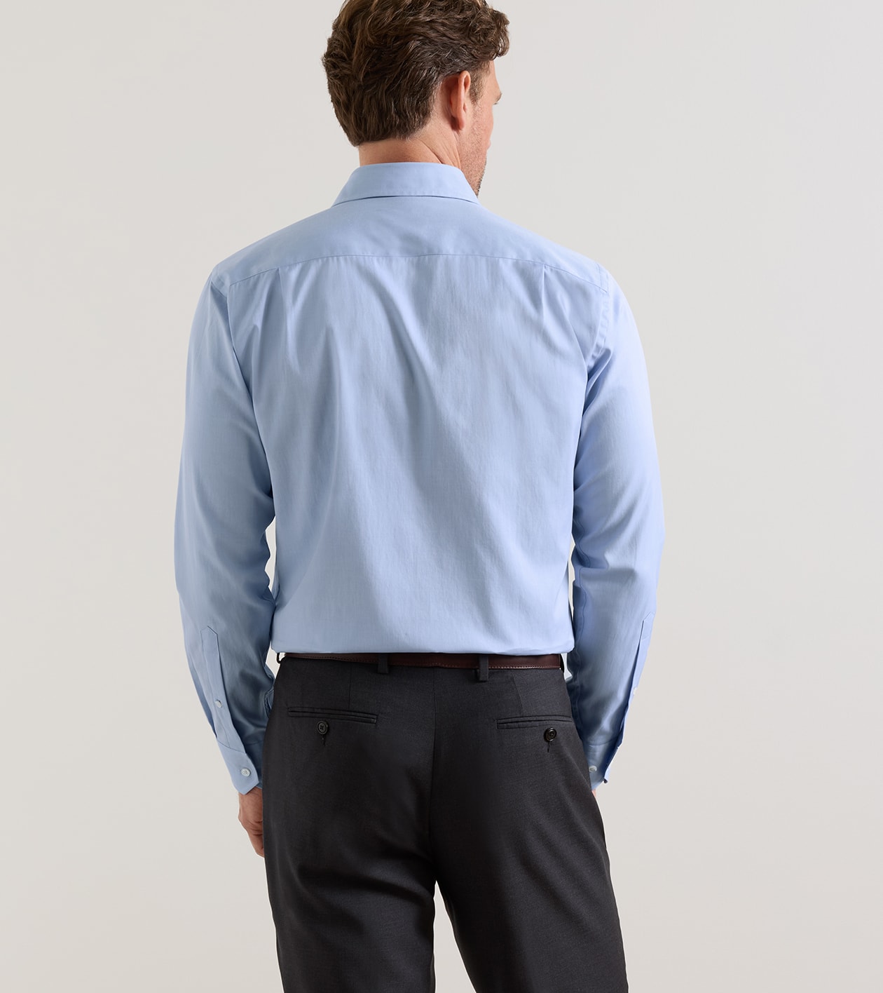 Mariner Sea Island Cotton Shirt in Blue Frost - Alternate Image 2