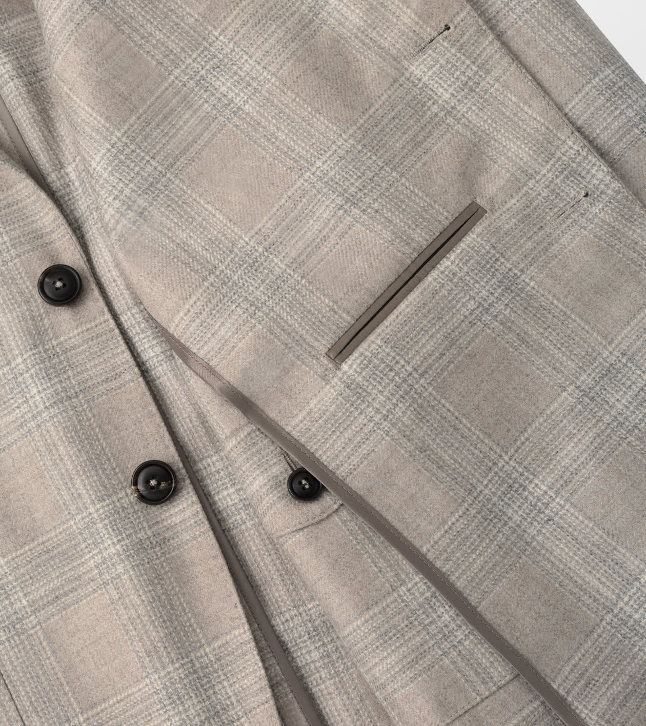 Bailey Plaid Blazer in Taupe - Alternate Image 5