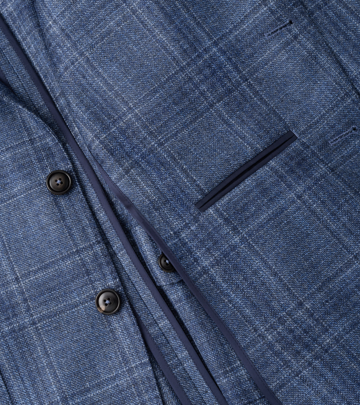 Davies Plaid Blazer in CADET - Alternate Image 5