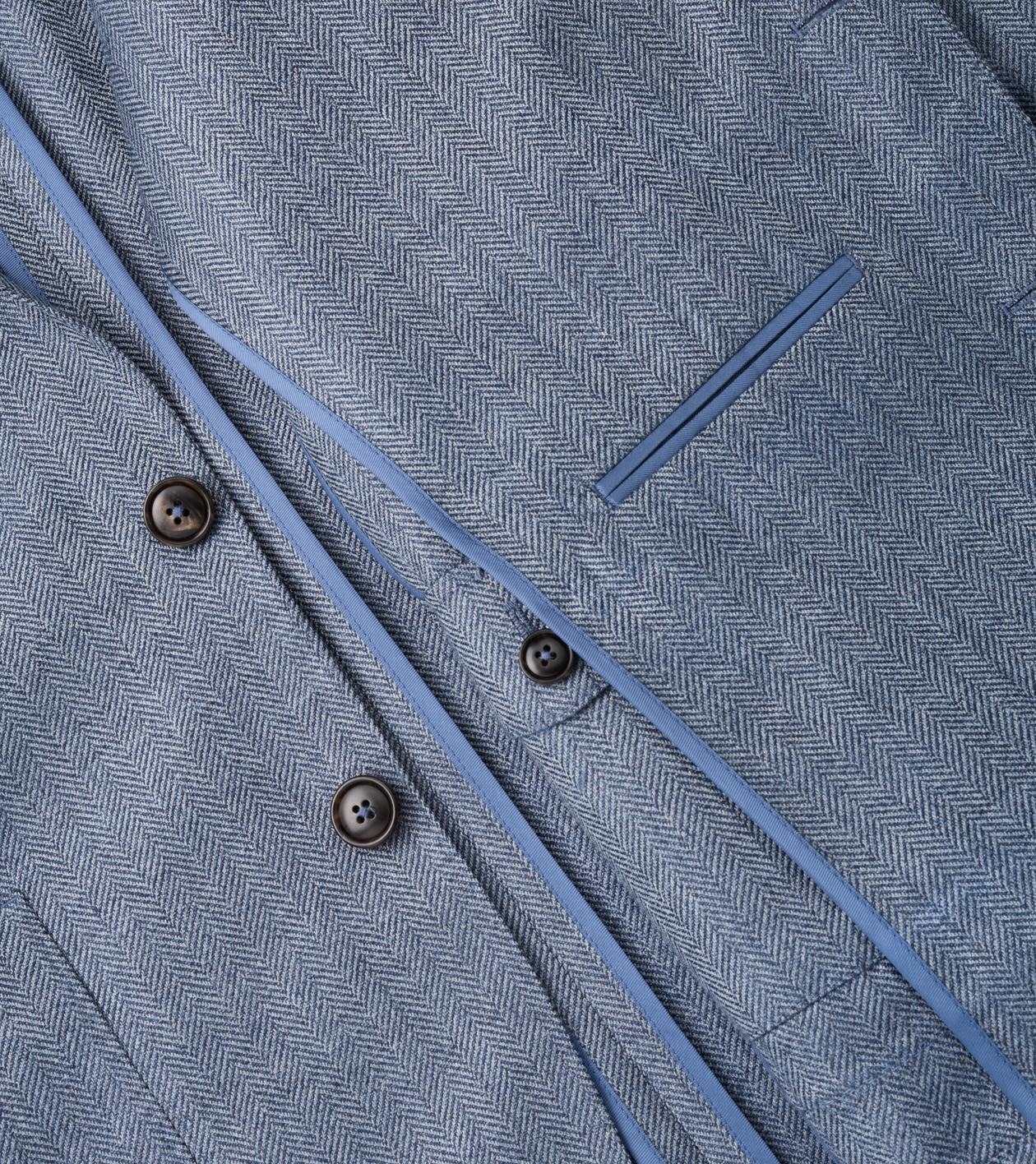Cypress Herringbone Blazer in WINDY BLUE - Alternate Image 5