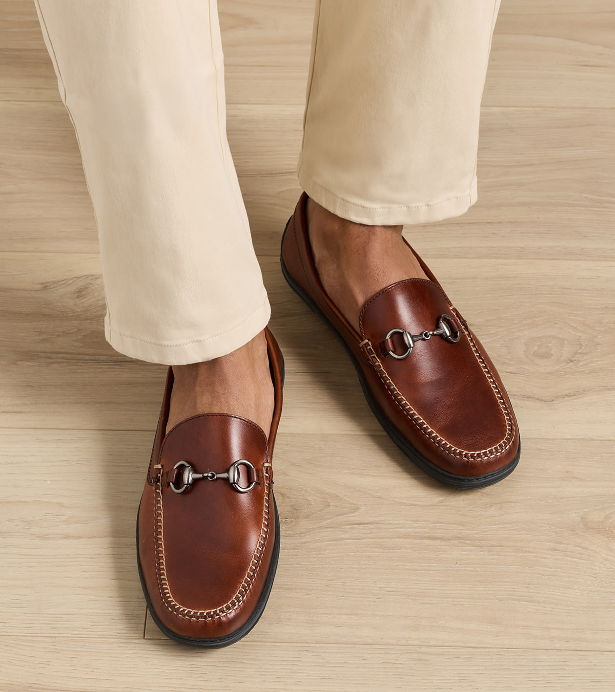 Kiely Driving Moccasin in Whiskey - Alternate Image 1
