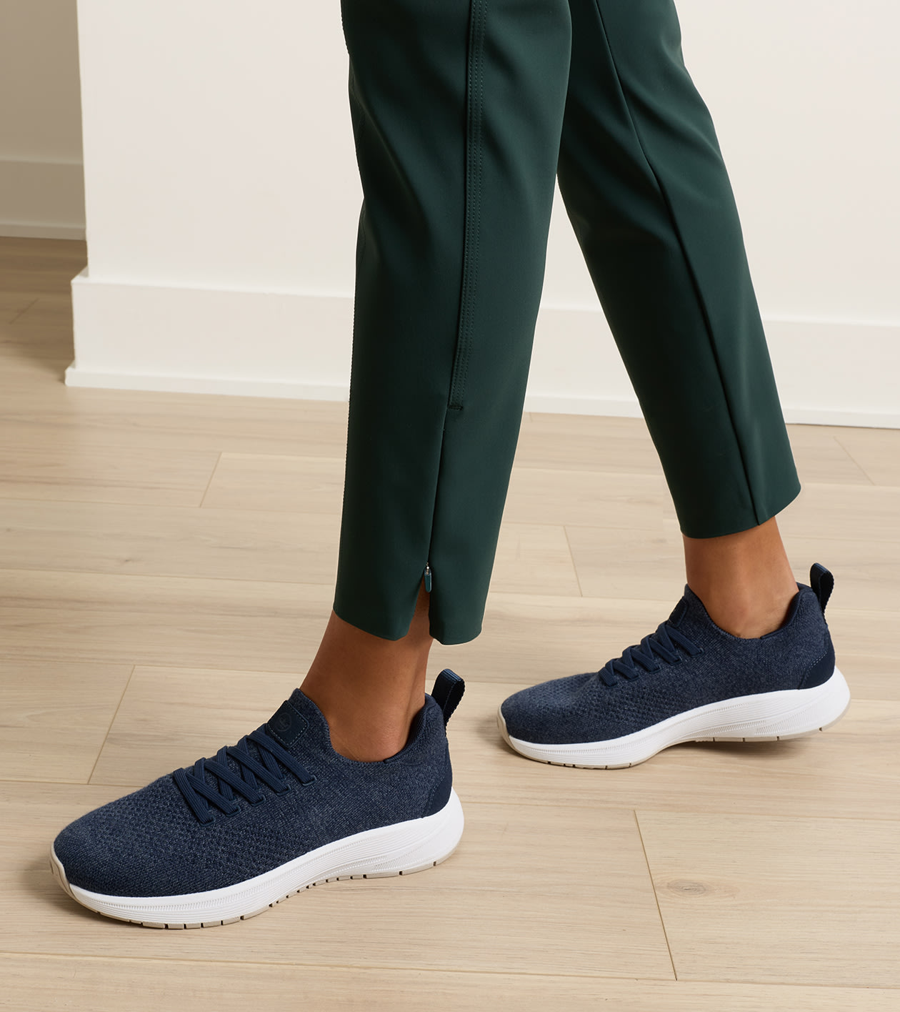 Bingham High Stretch Bonded Ankle Pant in PINE BROOK - Alternate Image 3