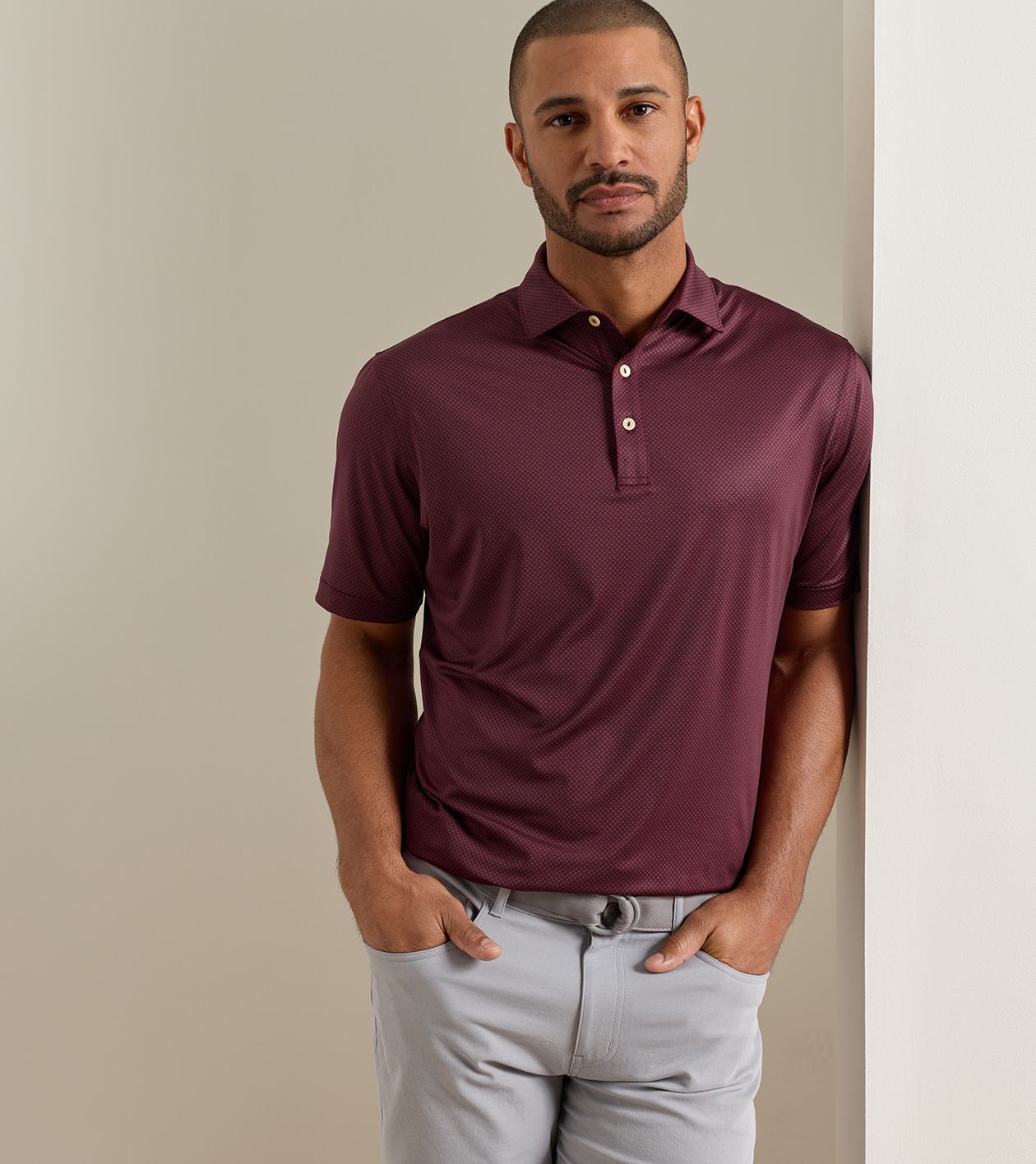 Fulton Performance Jersey Polo - Alternate Image 1