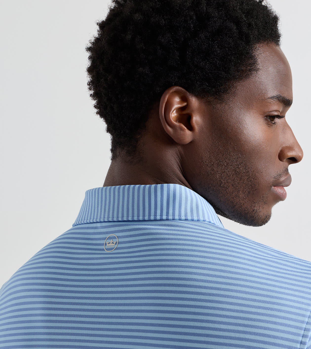 Verse Performance Mesh Polo in WINDY BLUE / BLUE FROST - Alternate Image 3