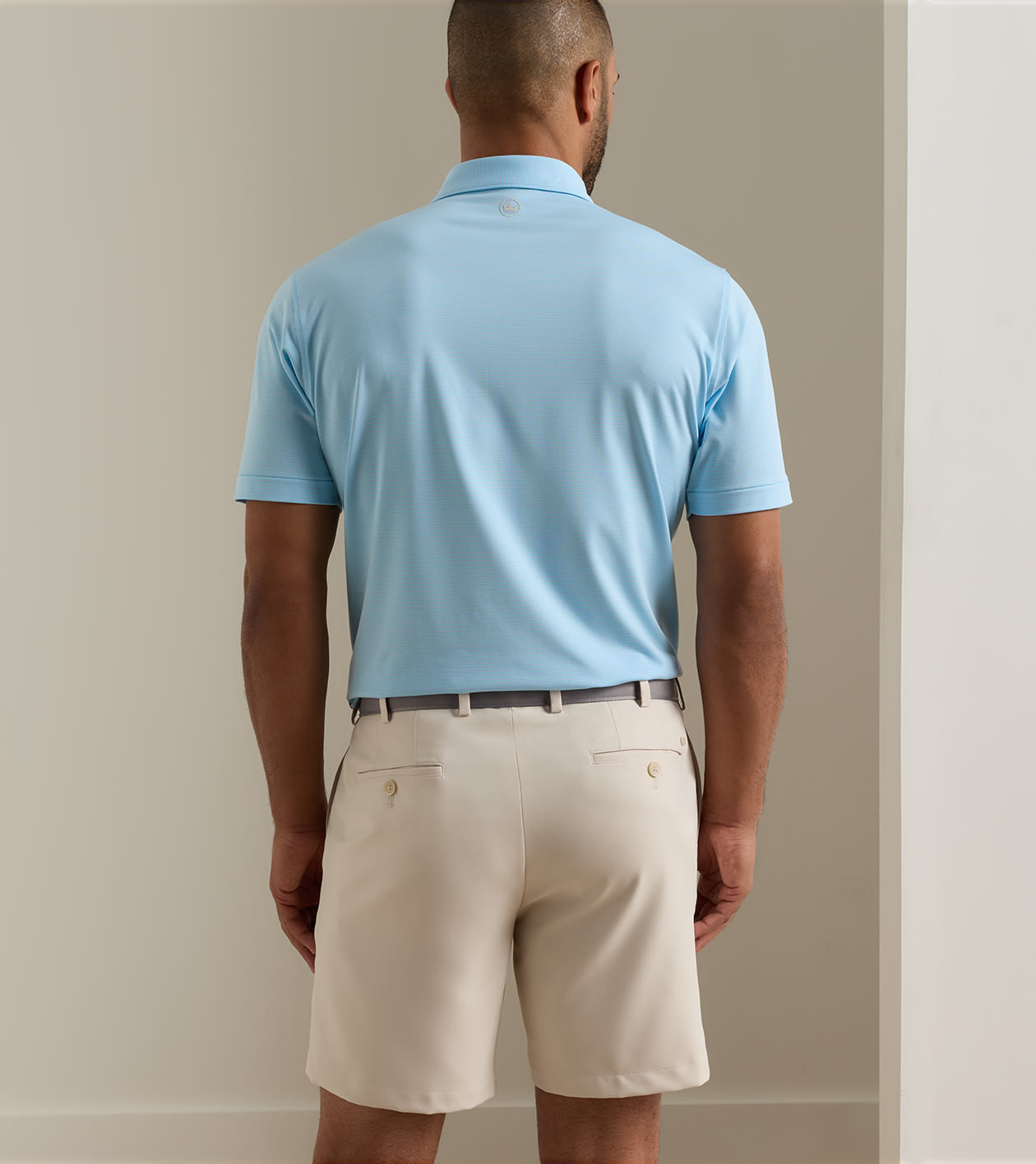 Wynn Performance Jersey Polo in ROBIN BLUE - Alternate Image 2