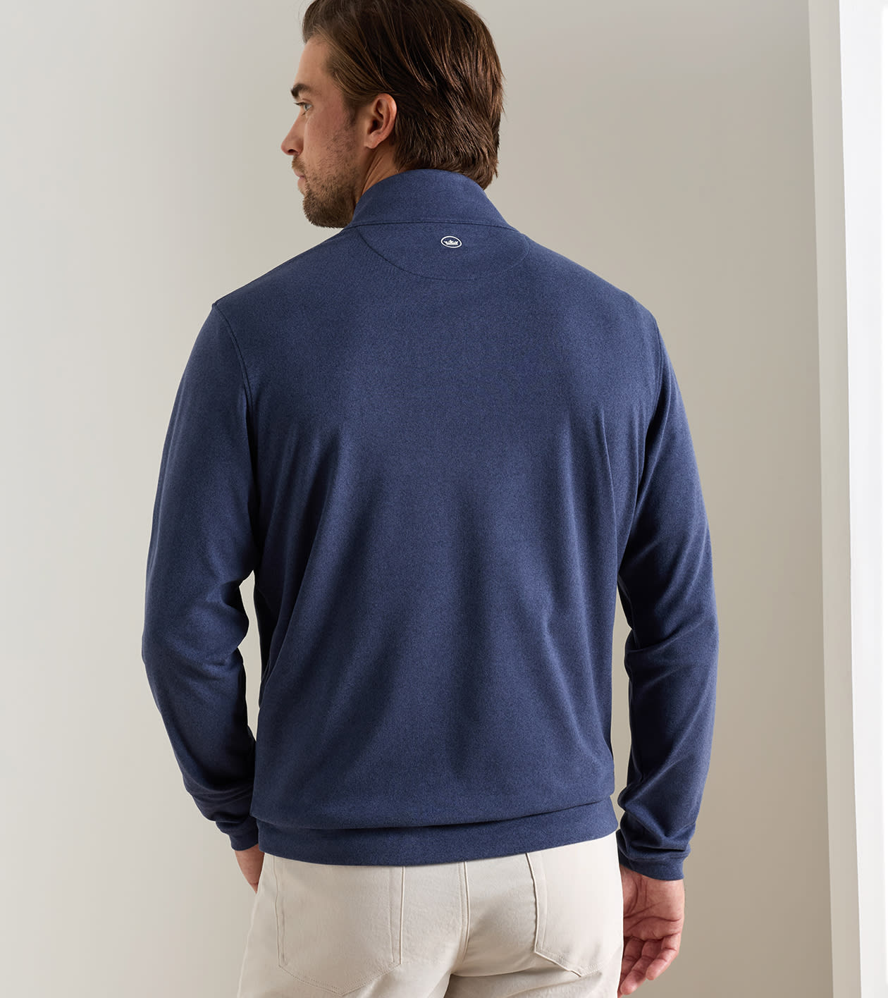 Ardent Air Performance Quarter-Zip in Navy - Alternate Image 2