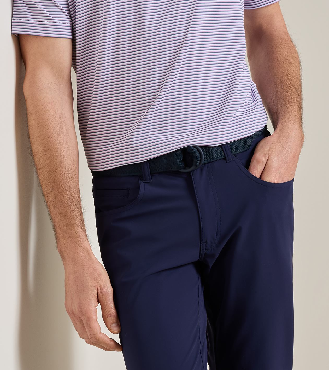 Performance O-Ring Belt in Navy - Alternate Image 1