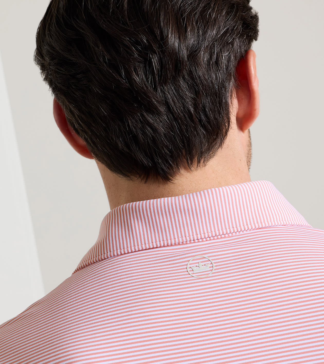 Cadenza Performance Jersey Polo in MELROSE PINK - Alternate Image 3
