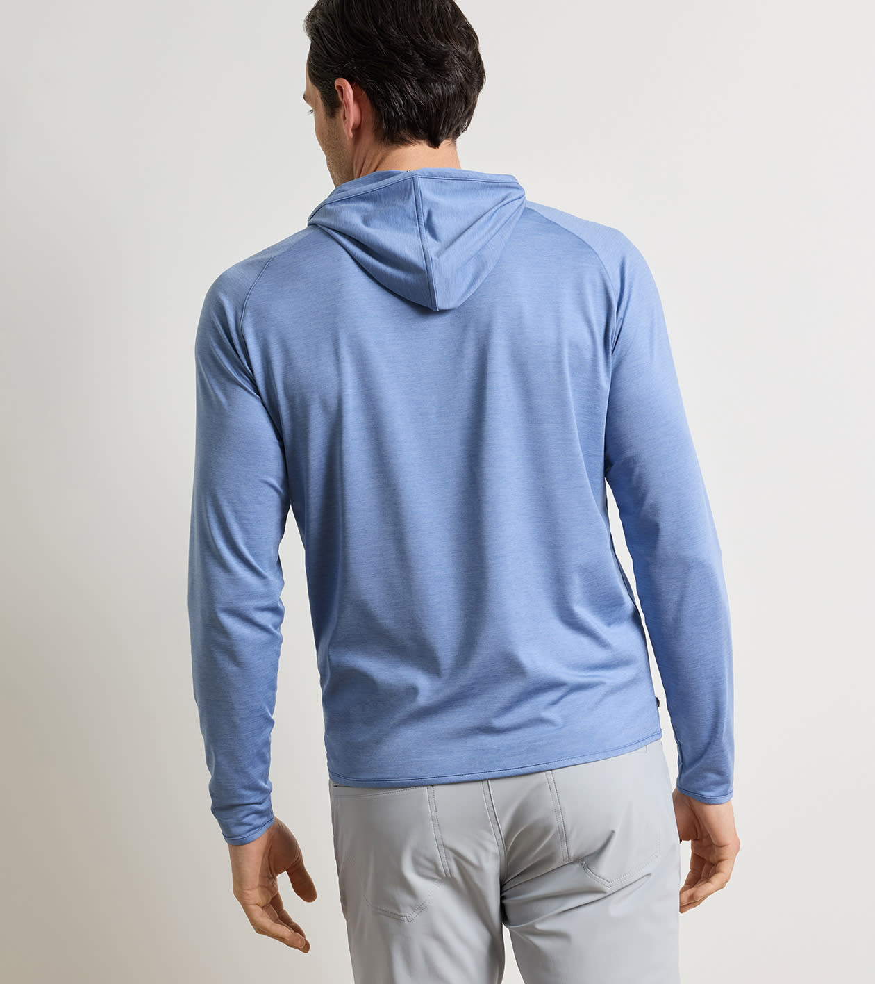 Stealth Performance Hoodie in WINDY BLUE - Alternate Image 2