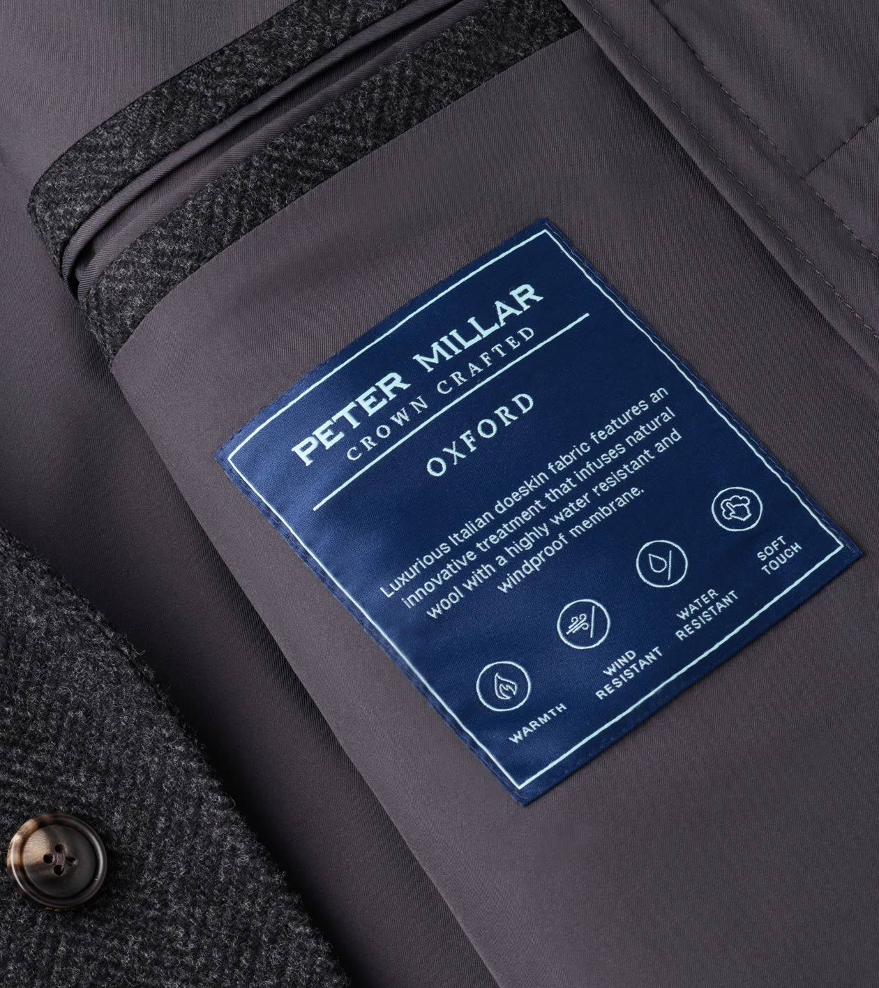 Oxford City Coat in IRIDIUM - Alternate Image 5