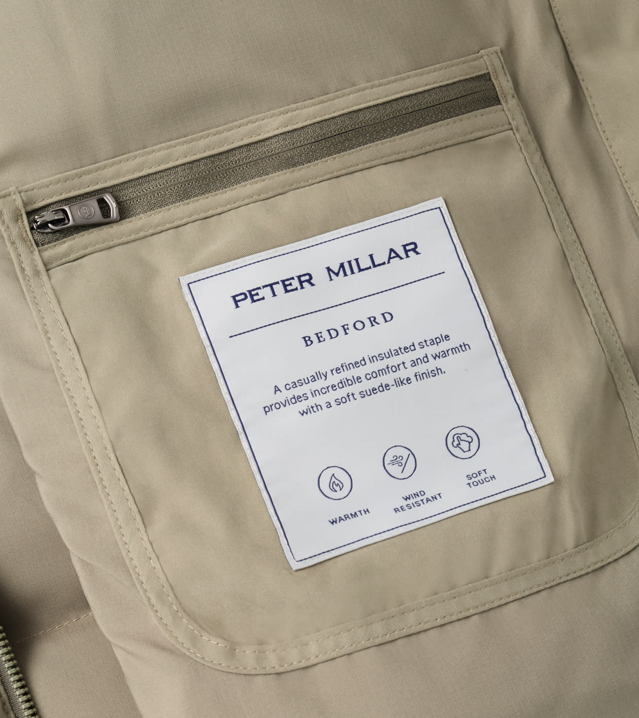 Bedford Quilted Vest in FATIGUE - Alternate Image 5
