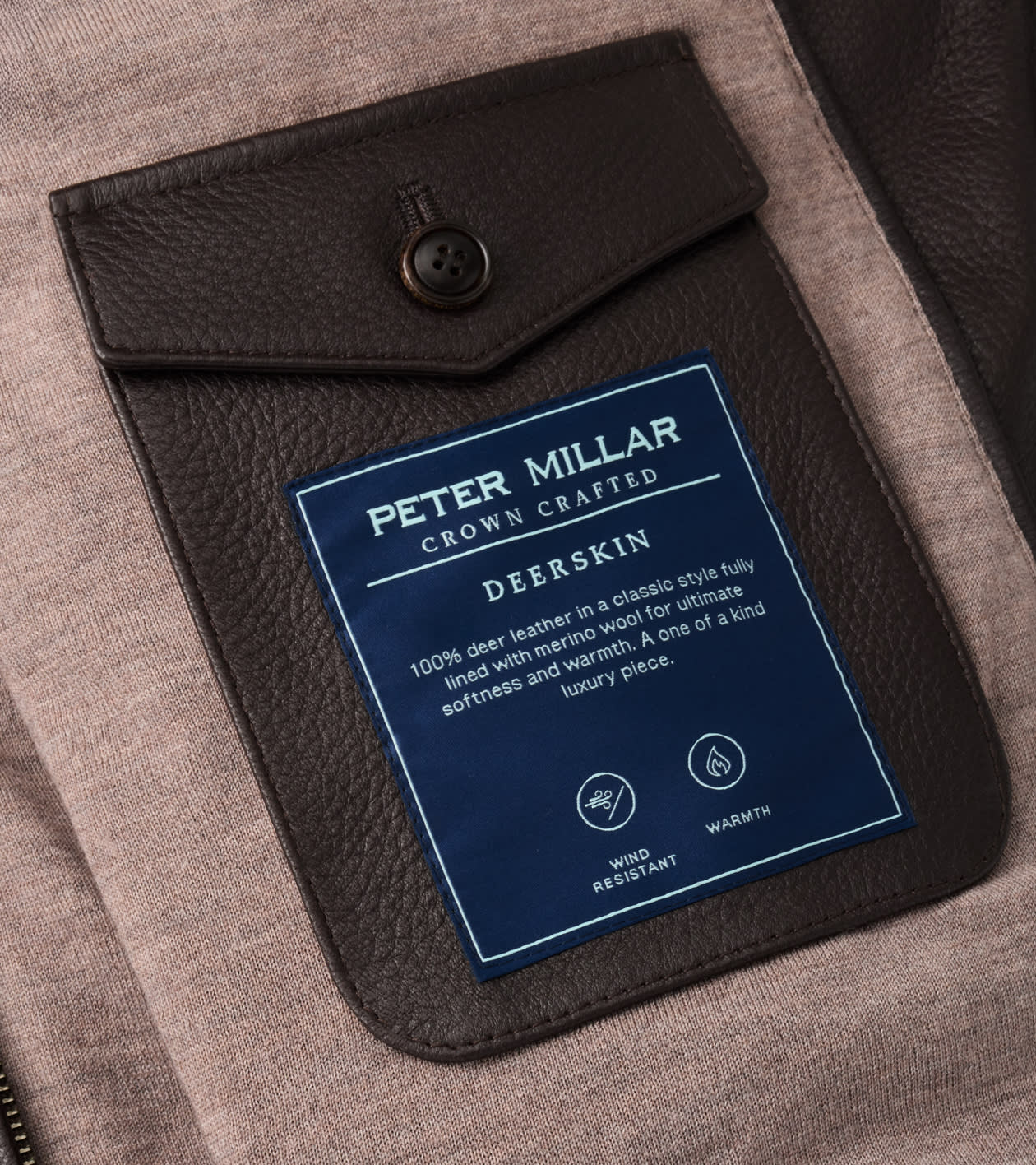 Deerskin Leather Vest in Espresso - Alternate Image 5