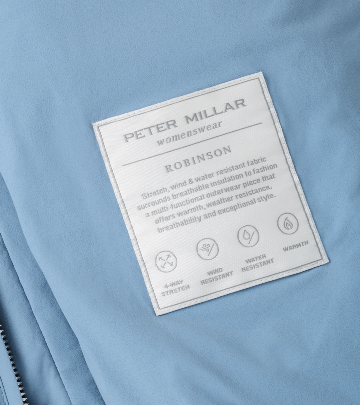 Robinson Air Jacket With Hood in RAINWATER - Alternate Image 5