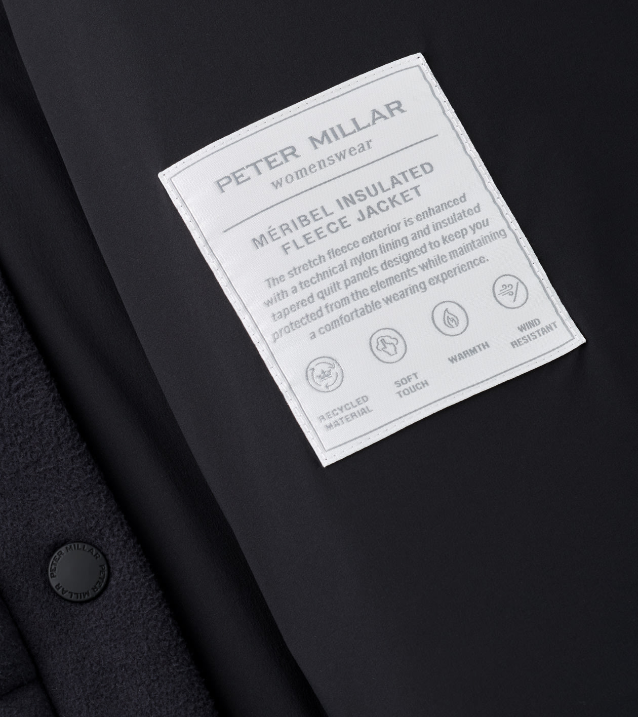 M&eacute;ribel Insulated Fleece Jacket in Black - Alternate Image 6