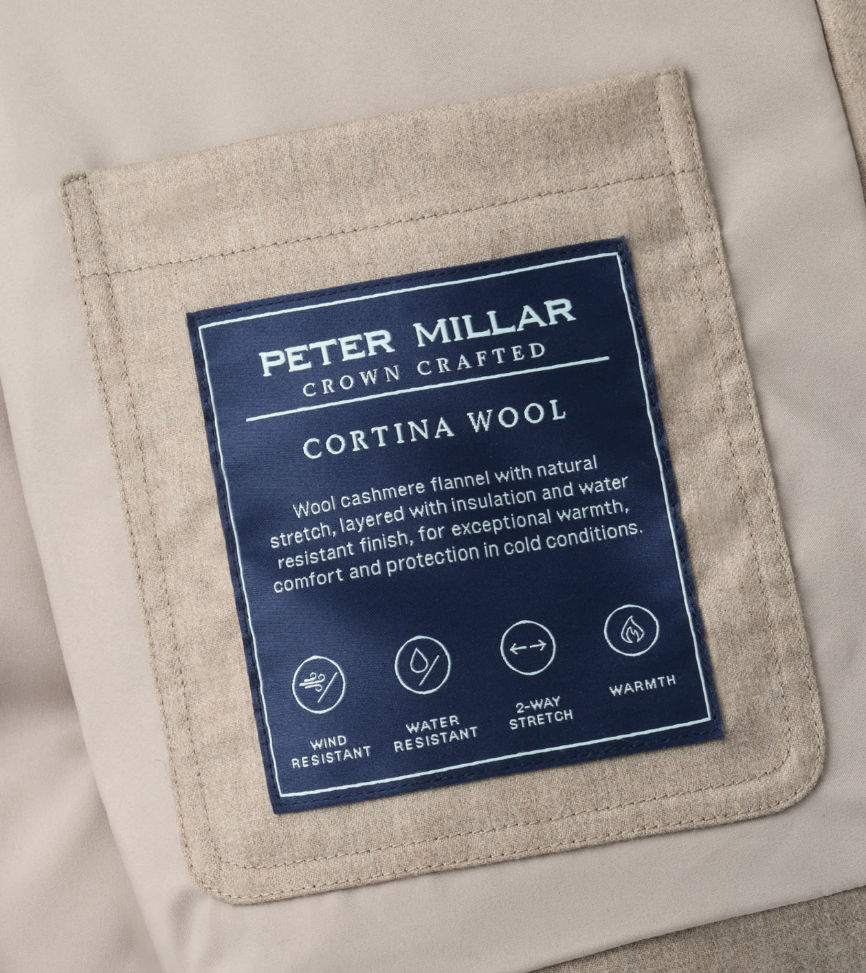 Cortina Wool Gilet in Stone - Alternate Image 5