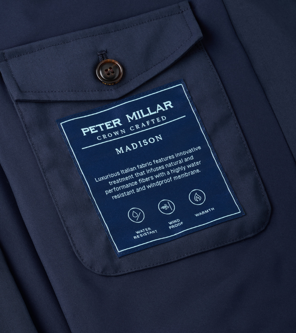 Madison City Coat in Navy - Alternate Image 6