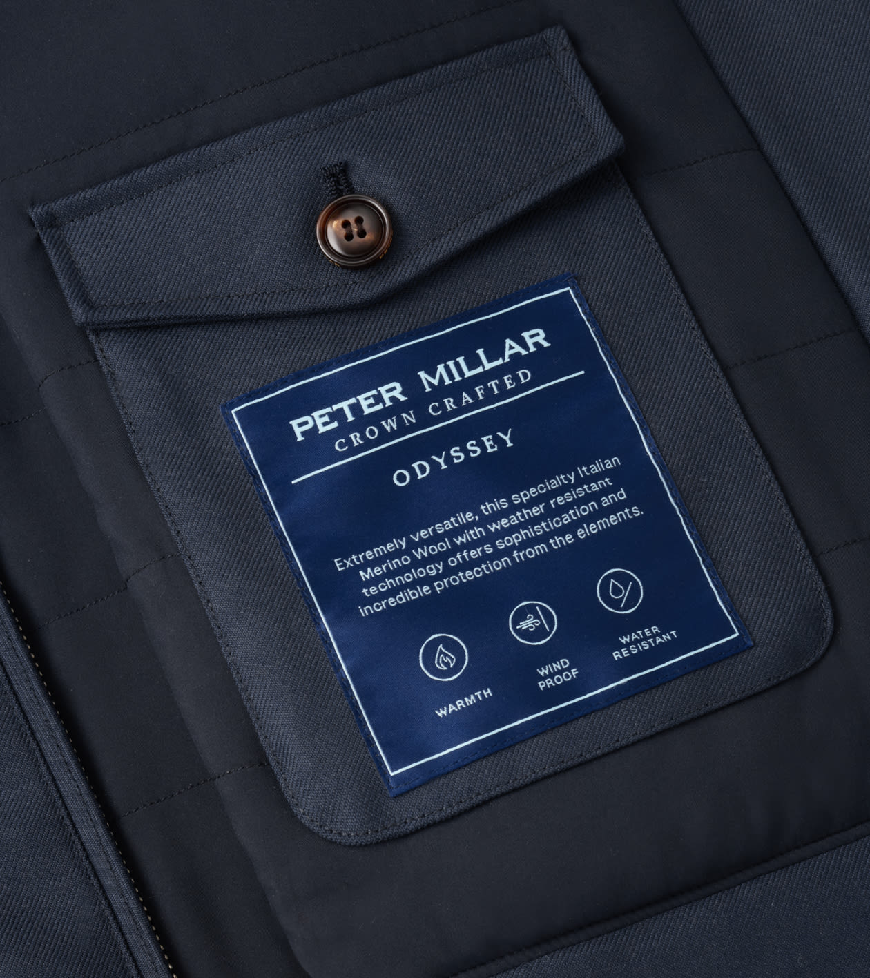 Odyssey Twill Vest in IRIDIUM - Alternate Image 5