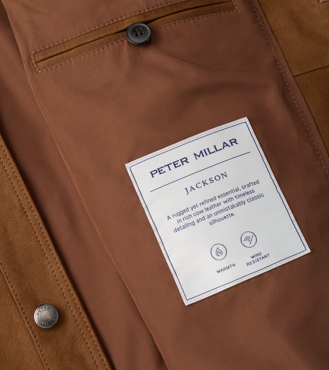Jackson Leather Jacket in Whiskey - Alternate Image 5