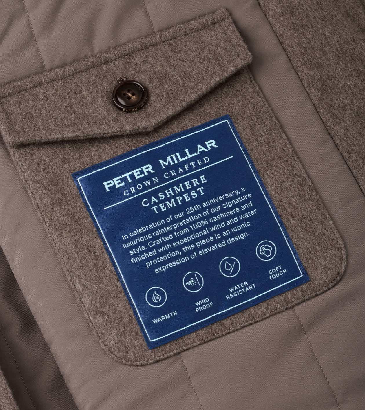 Tempest Cashmere Coat in FAWN - Alternate Image 5