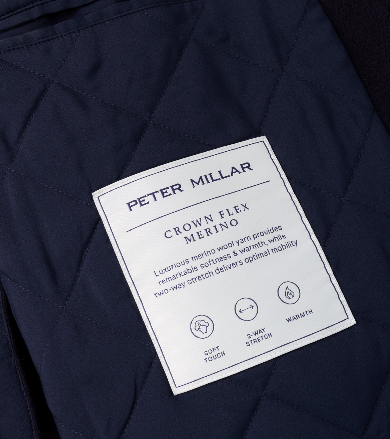 Crown Flex Merino City Coat in Navy - Alternate Image 5