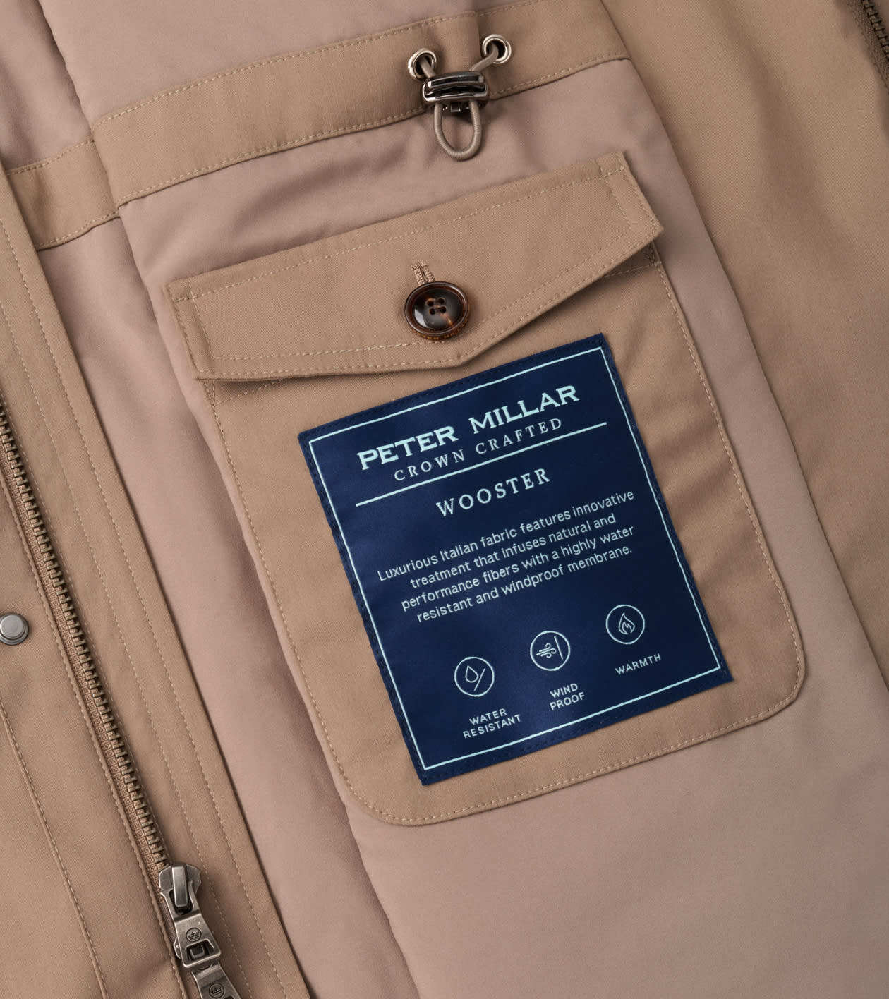 Wooster City Coat in POPLAR BROWN - Alternate Image 5