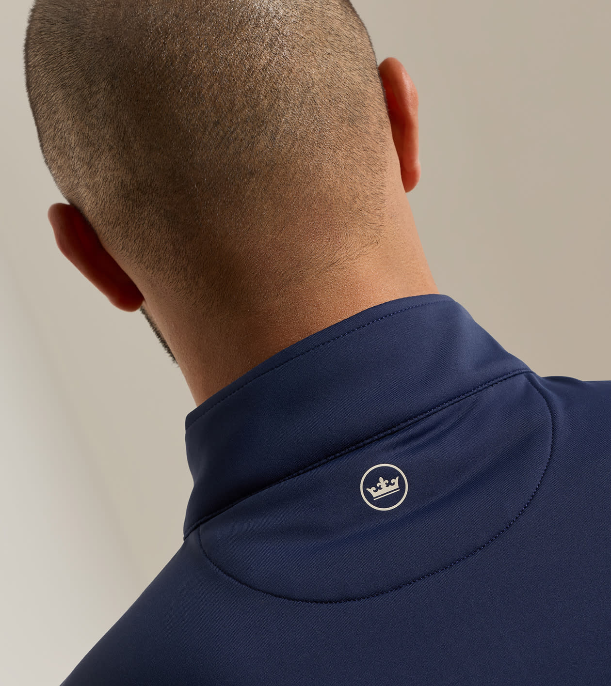 Galway Stretch Loop Terry Quarter-Zip Vest | Men's Vests | Peter
