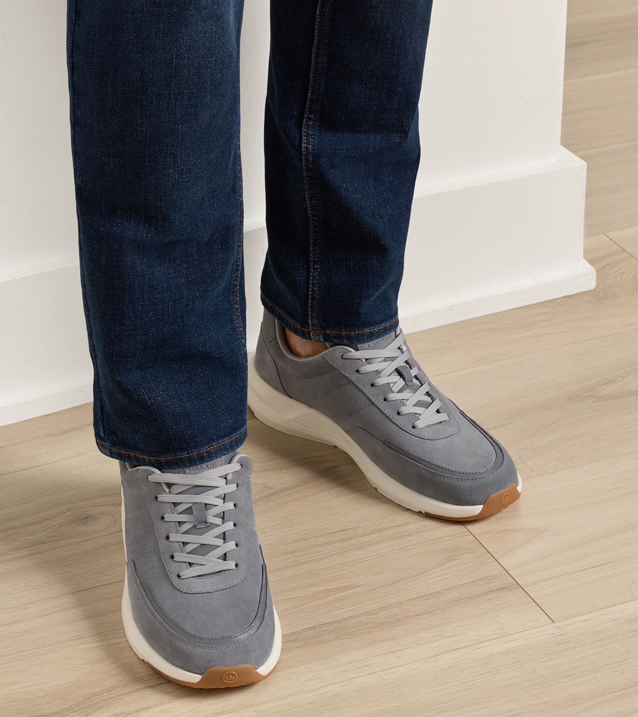 Journeyman Suede Sneaker in OSLO GREY - Alternate Image 1