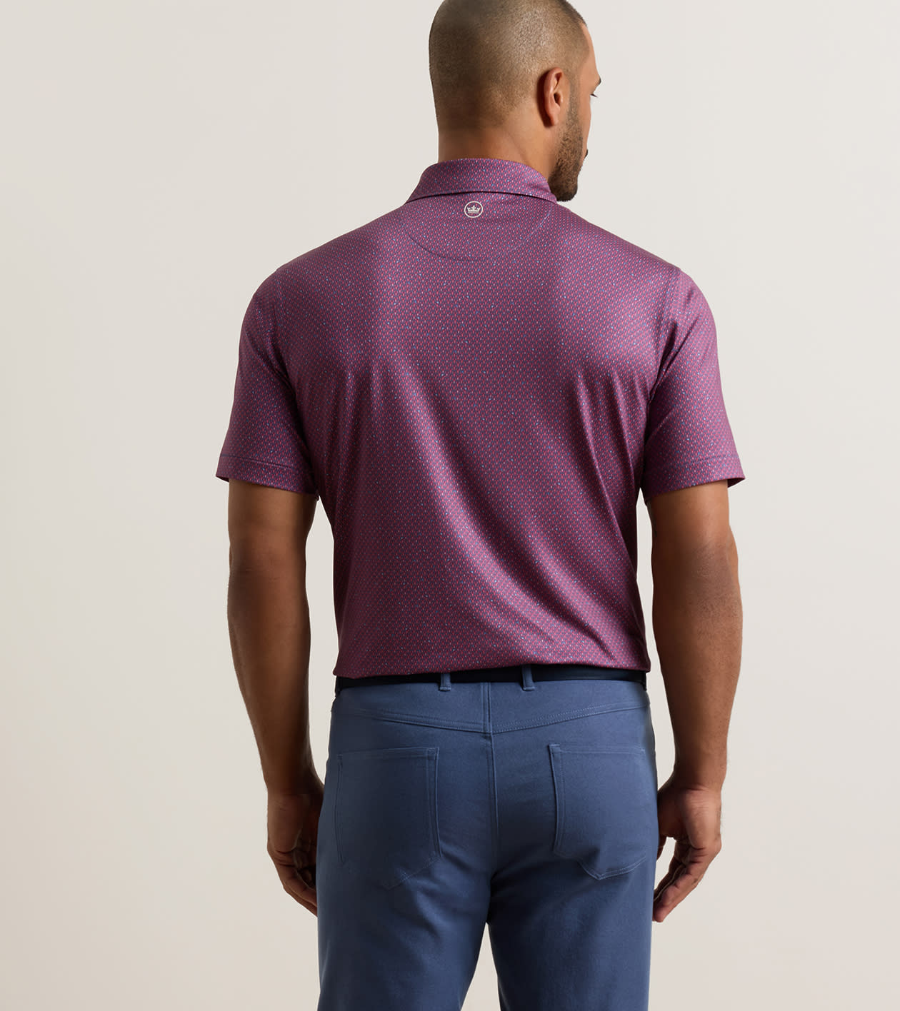 Lobster Boil Performance Jersey Polo in BALI BLUE - Alternate Image 2
