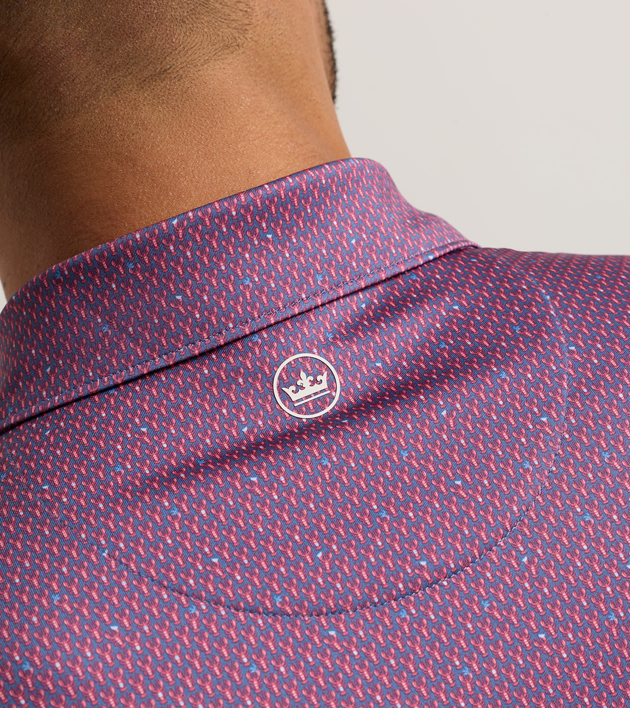 Lobster Boil Performance Jersey Polo in BALI BLUE - Alternate Image 3