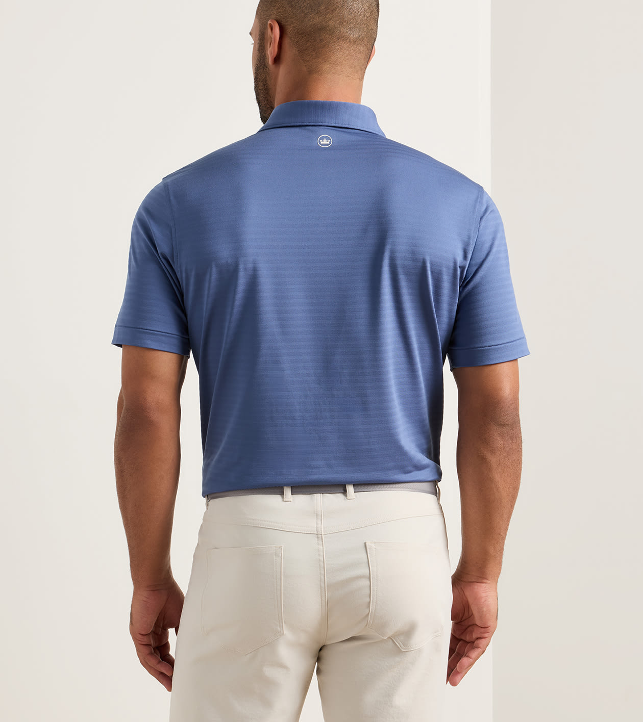 Clark Performance Jersey Polo in BALI BLUE - Alternate Image 2