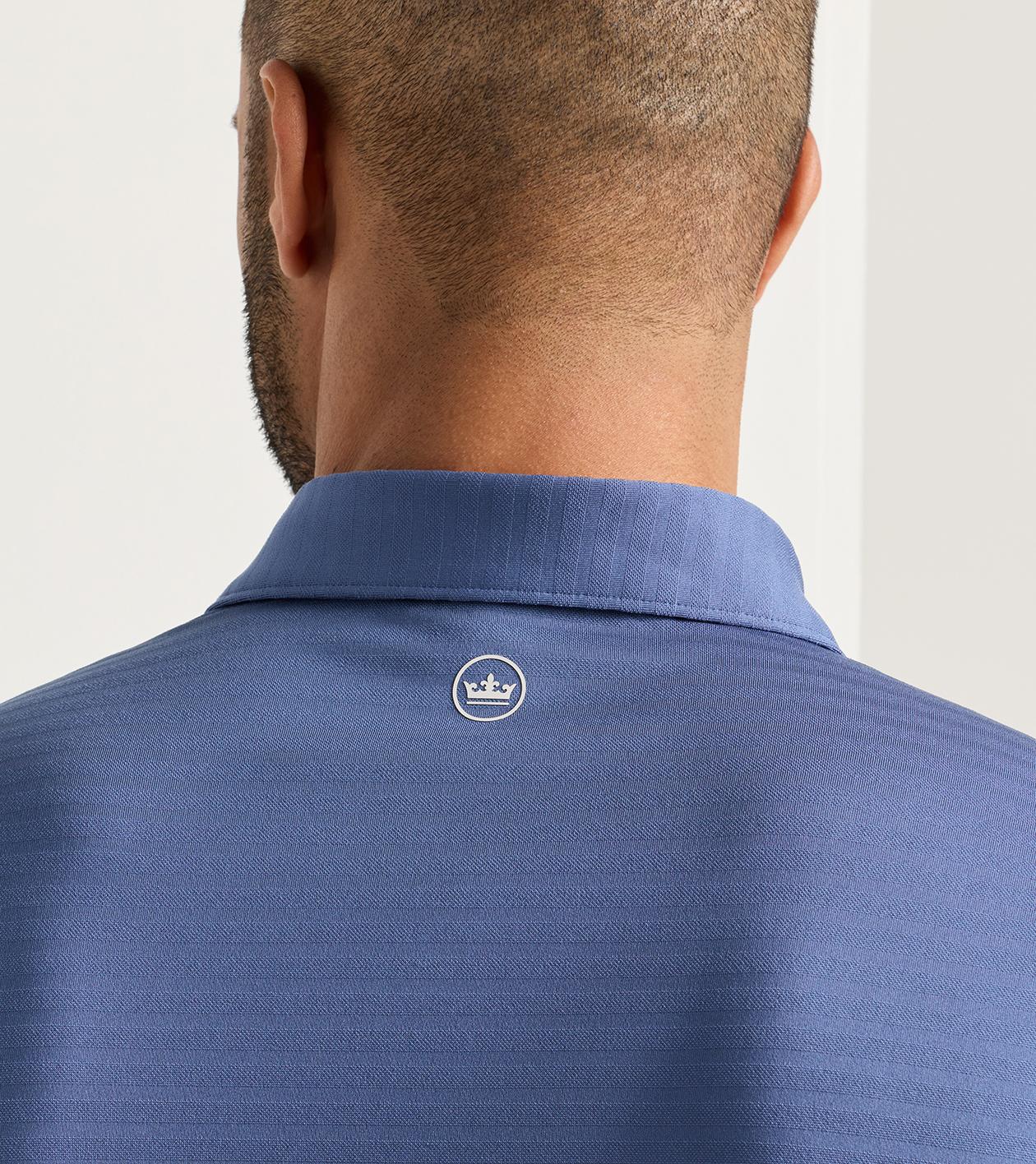 Clark Performance Jersey Polo in BALI BLUE - Alternate Image 3