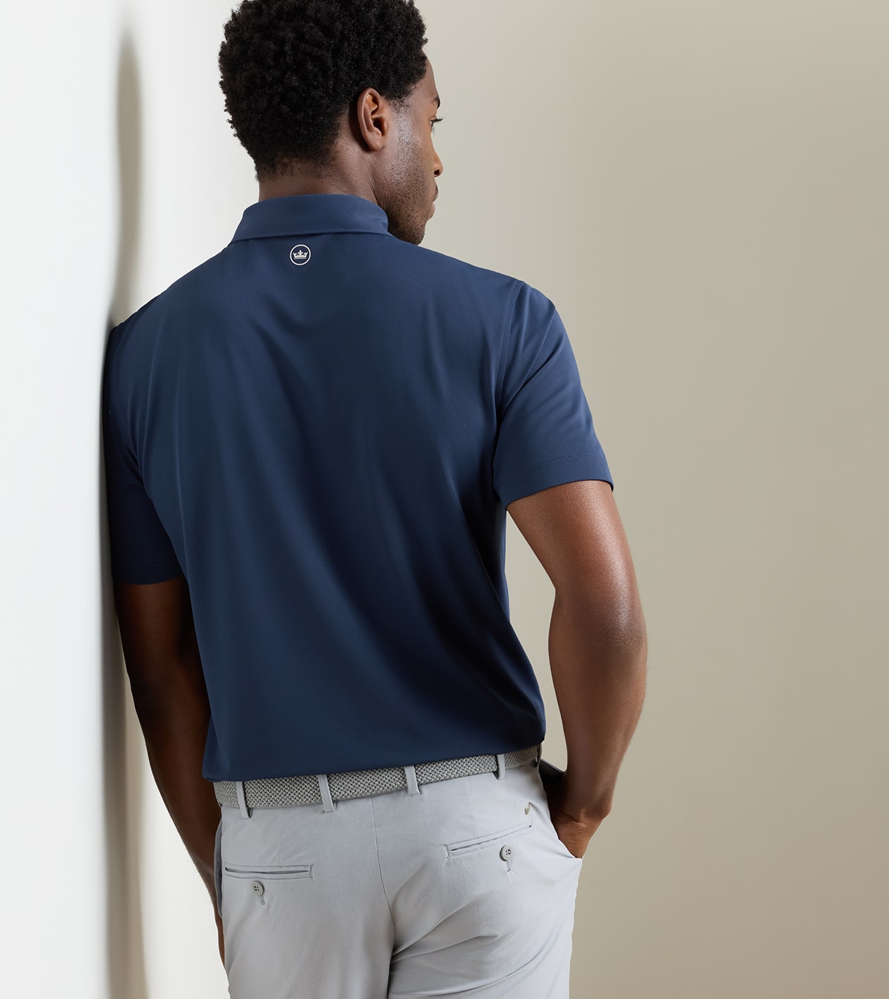 Soul Performance Mesh Polo in Navy - Alternate Image 2
