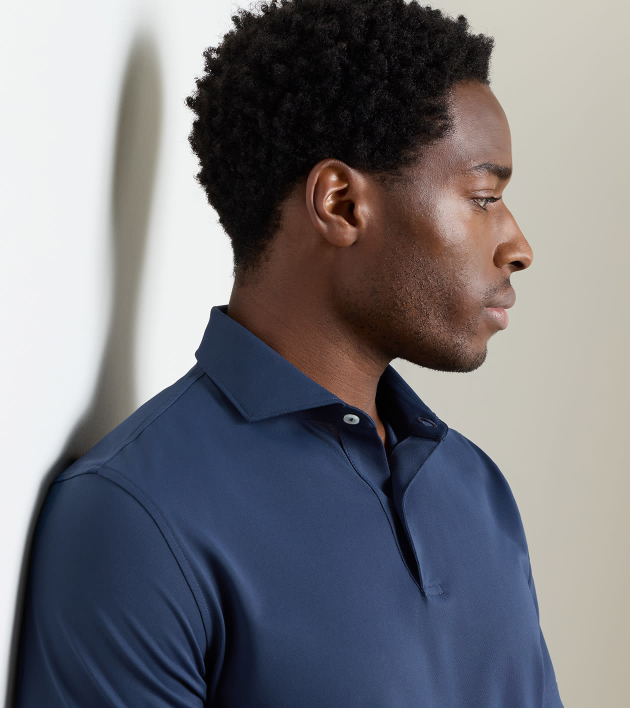 Soul Performance Mesh Polo in Navy - Alternate Image 4