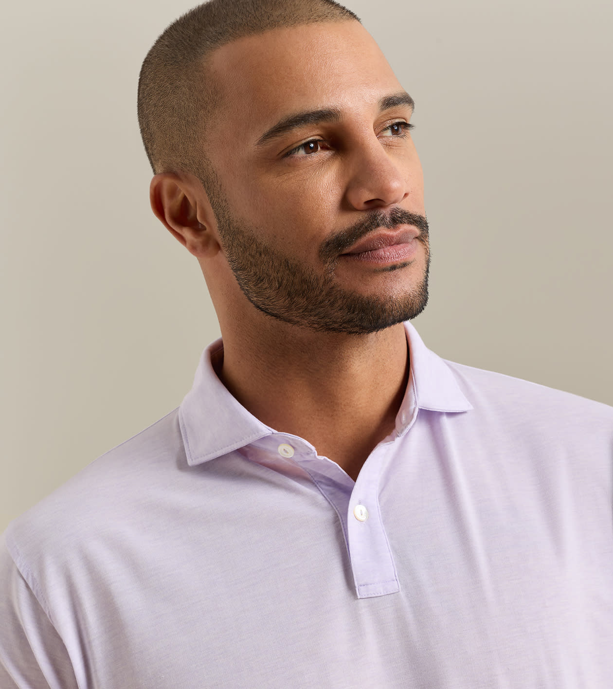 ETC Performance Jersey Polo in GARDEN VIOLET - Alternate Image 3