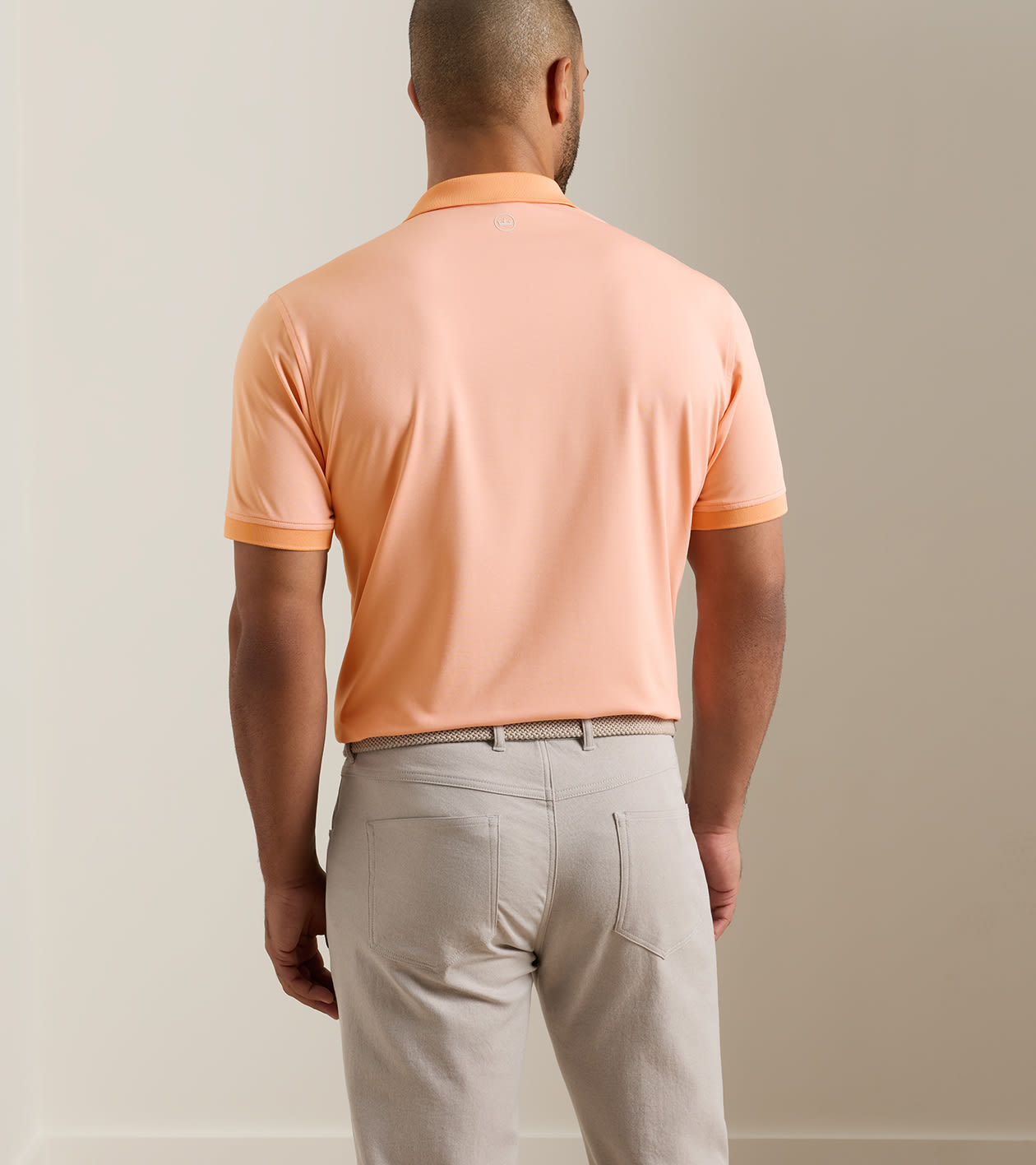 Holden Performance Jersey Polo in PAPAYA - Alternate Image 2