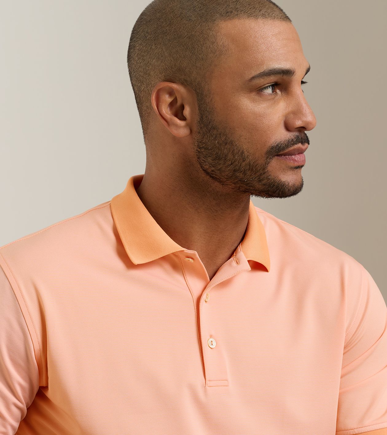Holden Performance Jersey Polo in PAPAYA - Alternate Image 4