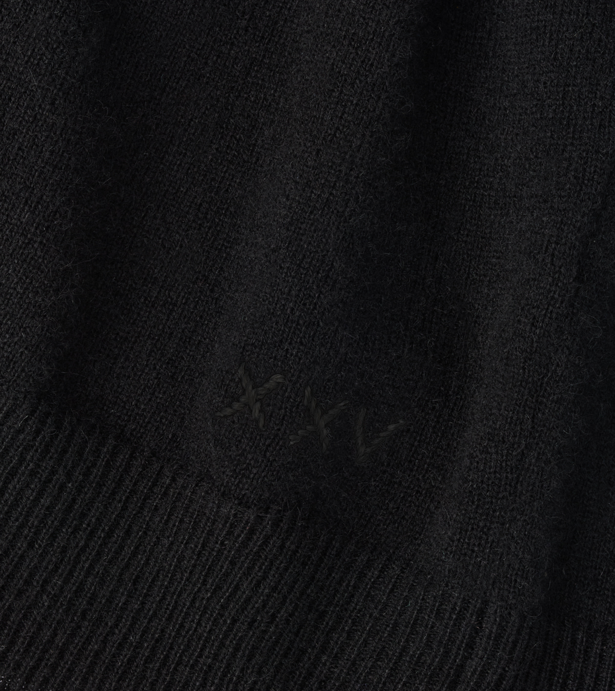 25th Anniversary Cashmere Quarter-Zip Jumper in Black - Alternate Image 4