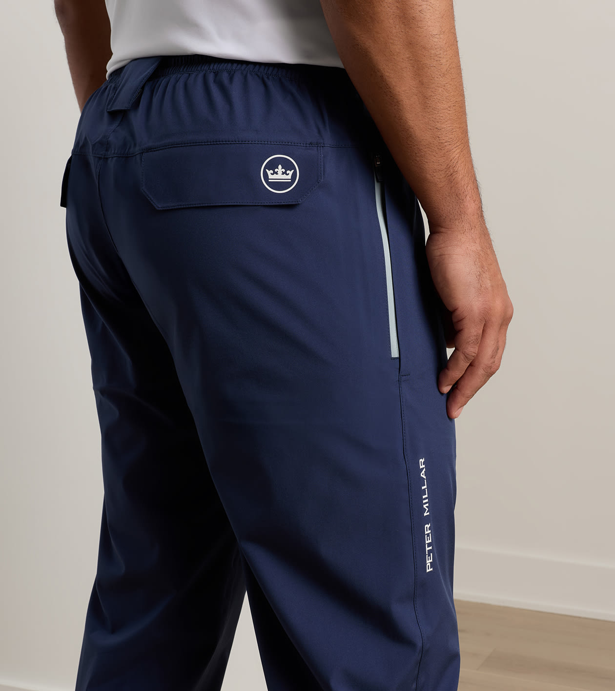 Rain Walker Trouser in Navy - Alternate Image 4