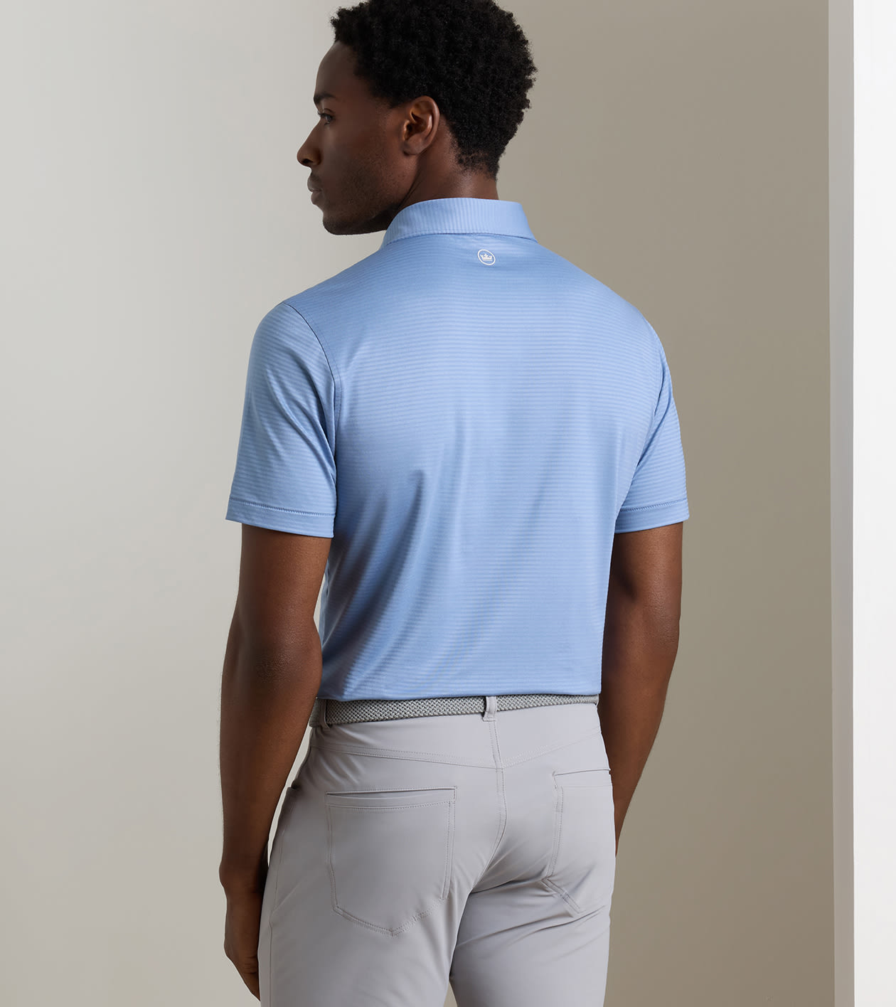 Empire Performance Jersey Polo in WINDY BLUE - Alternate Image 2