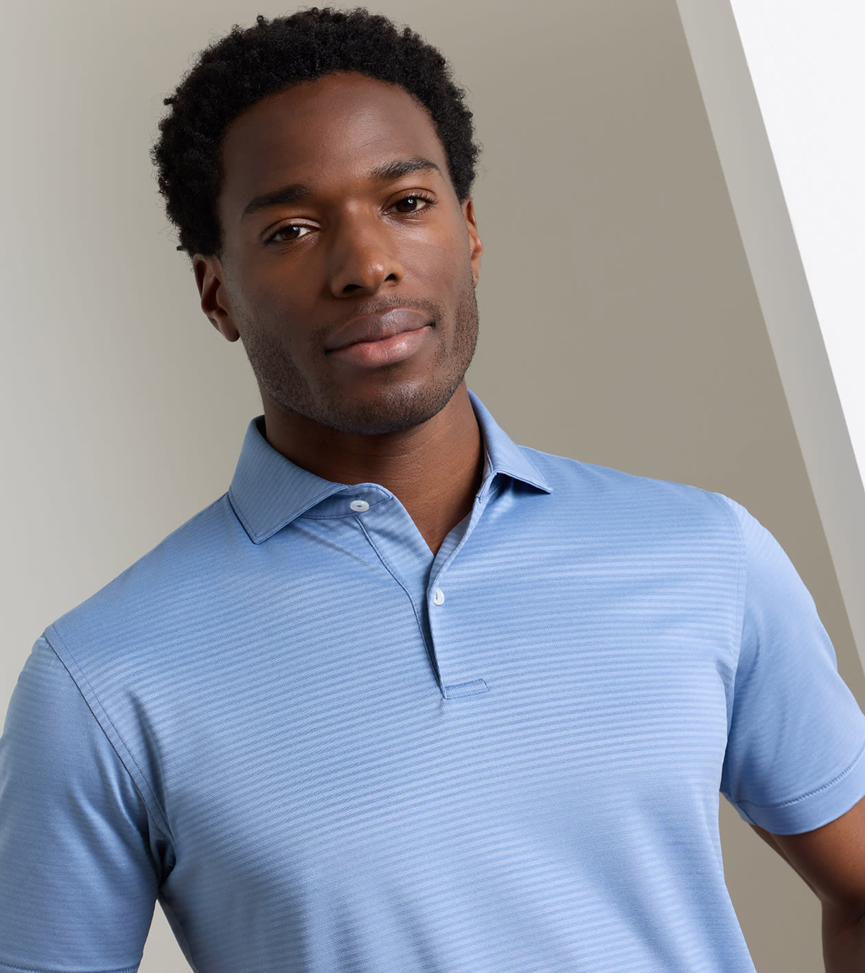 Empire Performance Jersey Polo in WINDY BLUE - Alternate Image 4