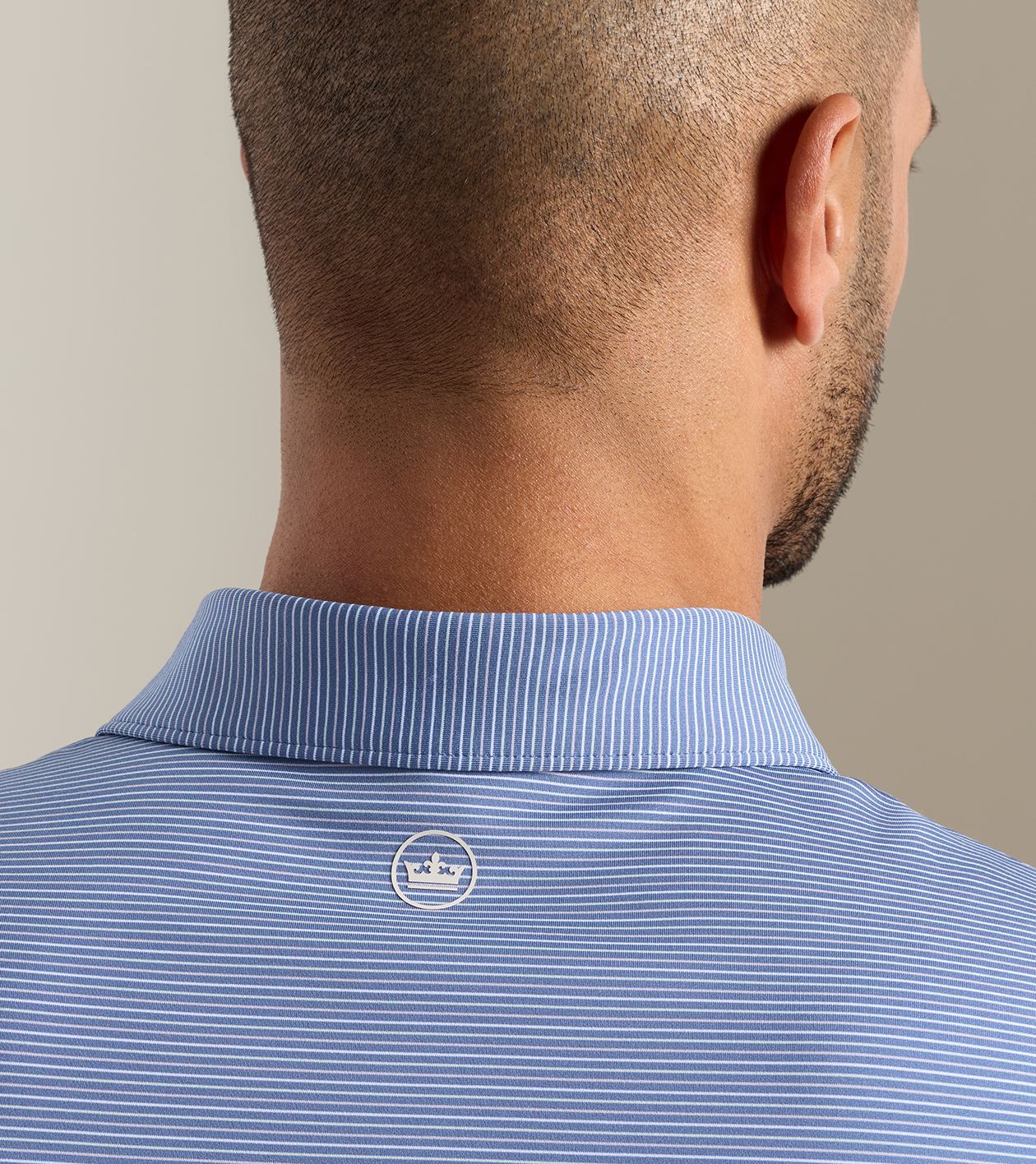 Pierce Performance Jersey Polo in BALI BLUE - Alternate Image 3