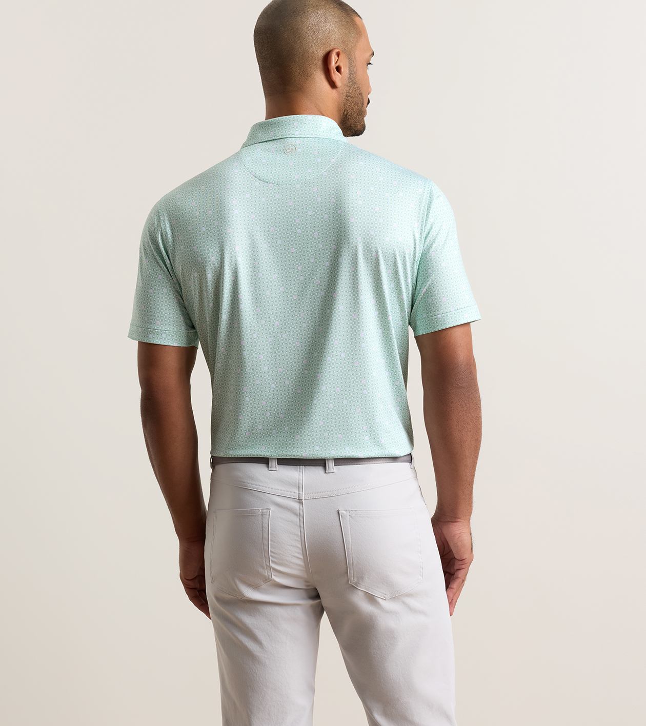 Skull It Performance Jersey Polo in White - Alternate Image 2