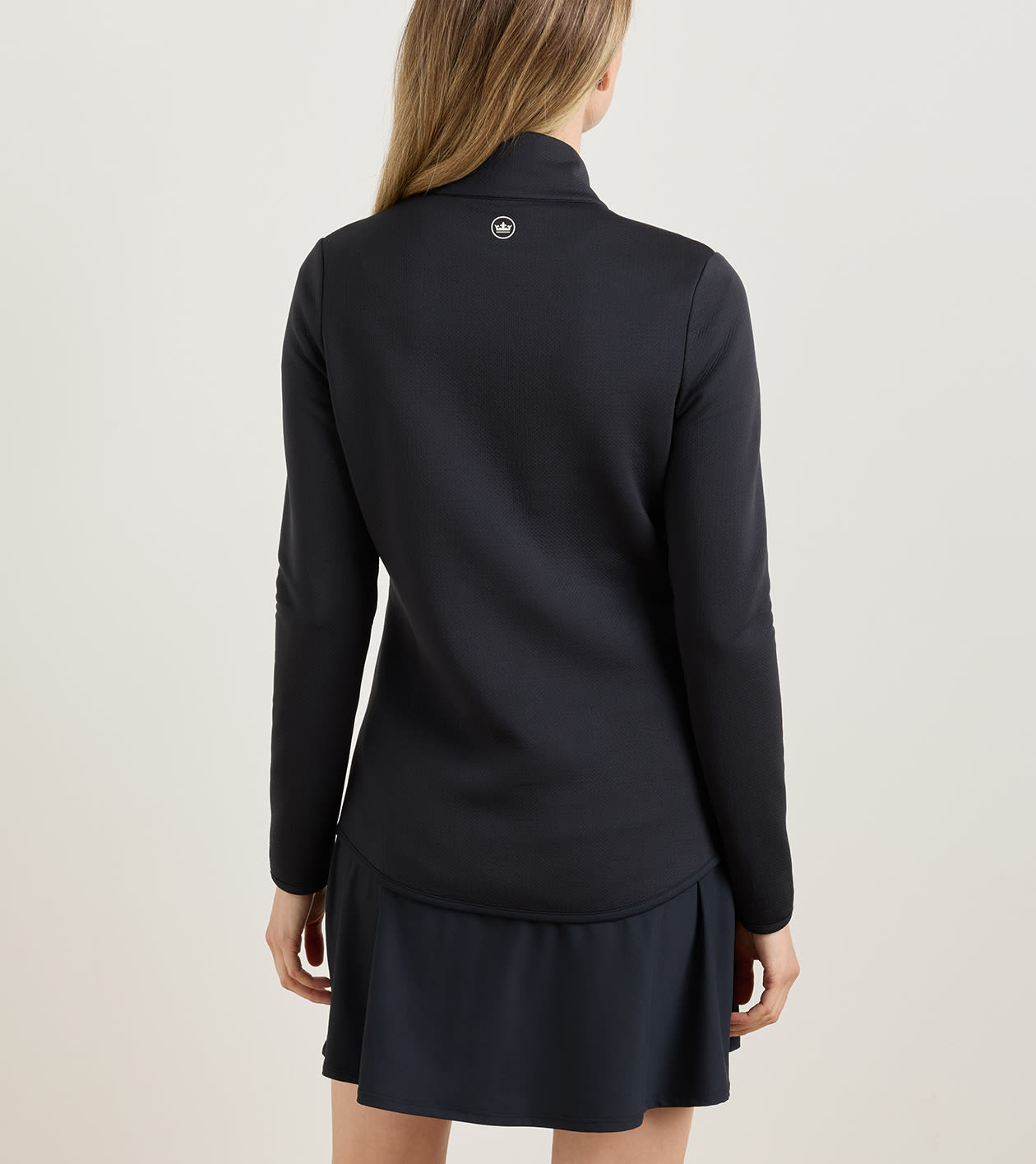 Lumi-Knit Performance Full Zip in Black - Alternate Image 2