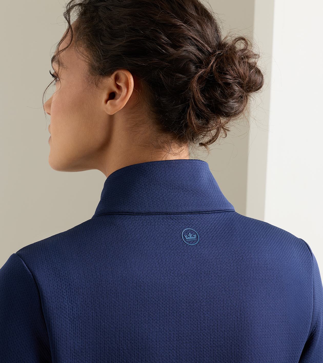 Lumi-Knit Performance Full-Zip in Navy - Alternate Image 3