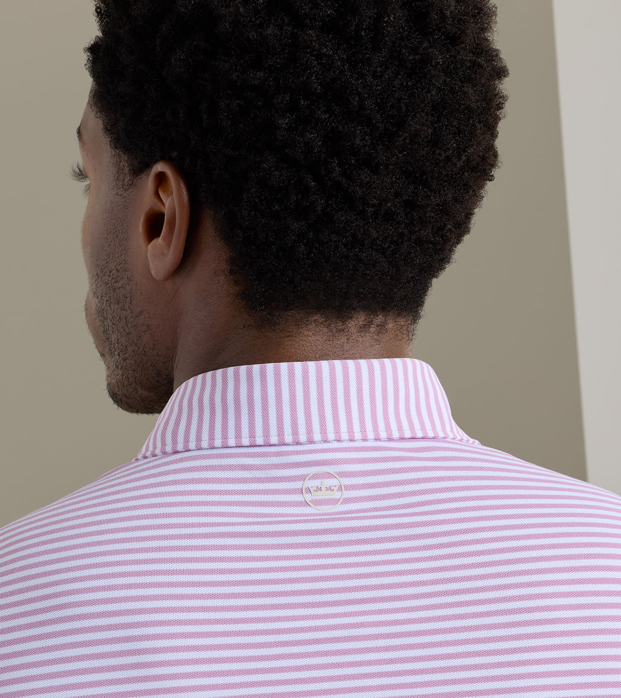 Verse Performance Mesh Polo in SOFT ORCHID - Alternate Image 3