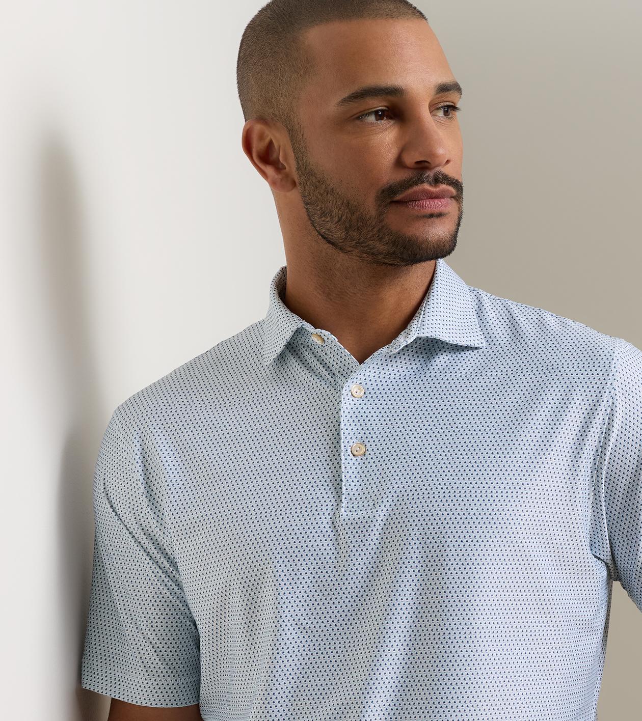 Hummingbird Performance Jersey Polo in White - Alternate Image 4