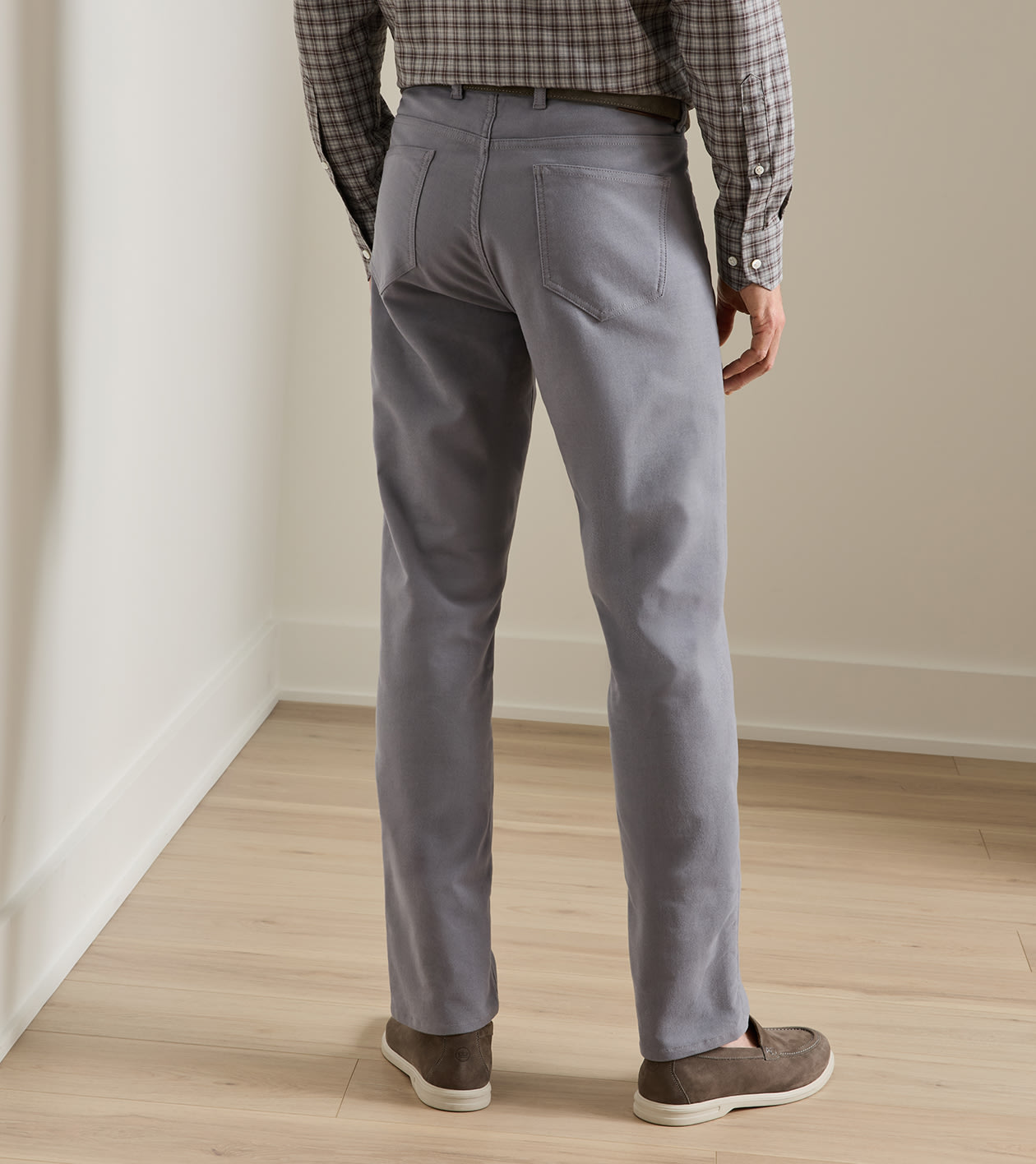 Manor Moleskin Five-Pocket Pant in Gale Grey - Alternate Image 2